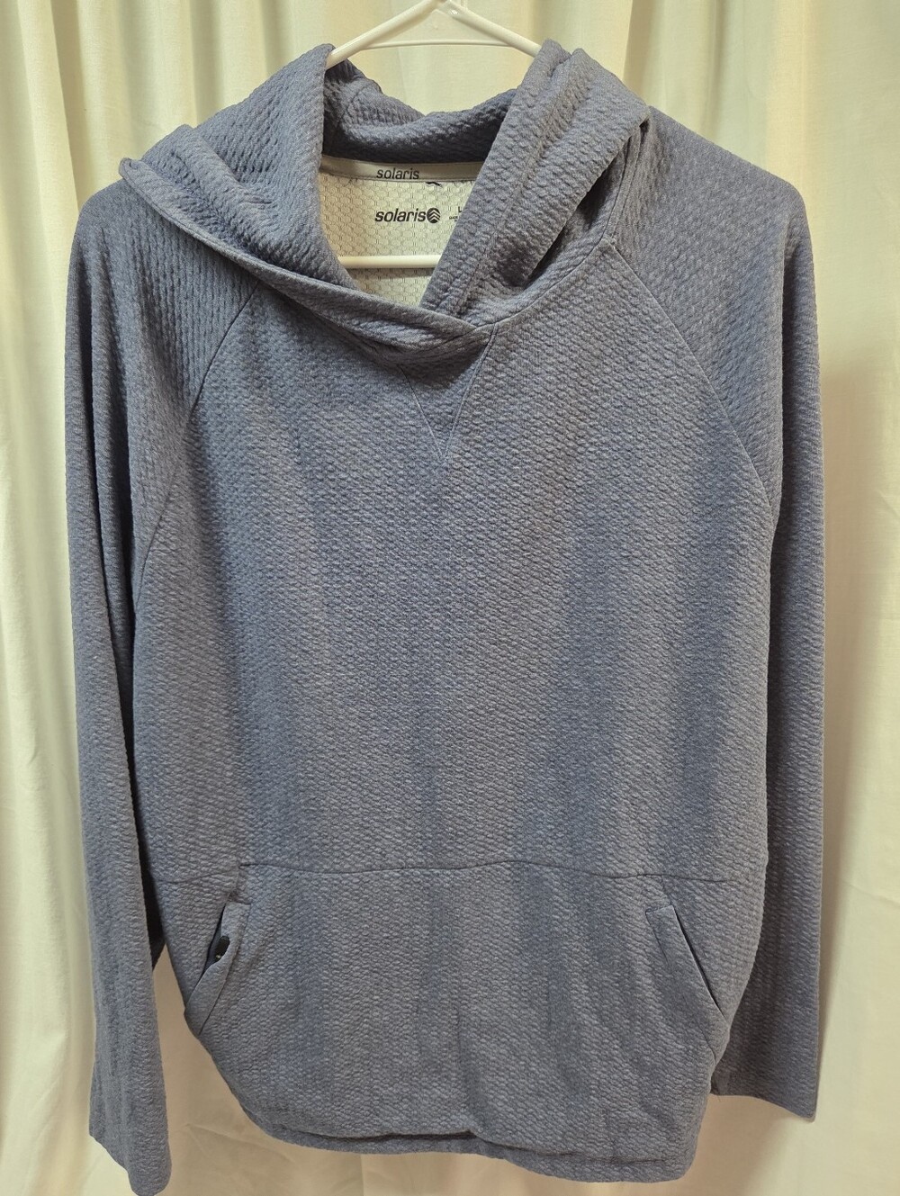 Solaris Men's Blue Hooded Pullover Sweatshirt